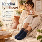 Kadın Simli 12'li Bilek Patik Çorap | Dikişsiz Havlu Yapı, Yumuşak Konforlu Günlük Çorap