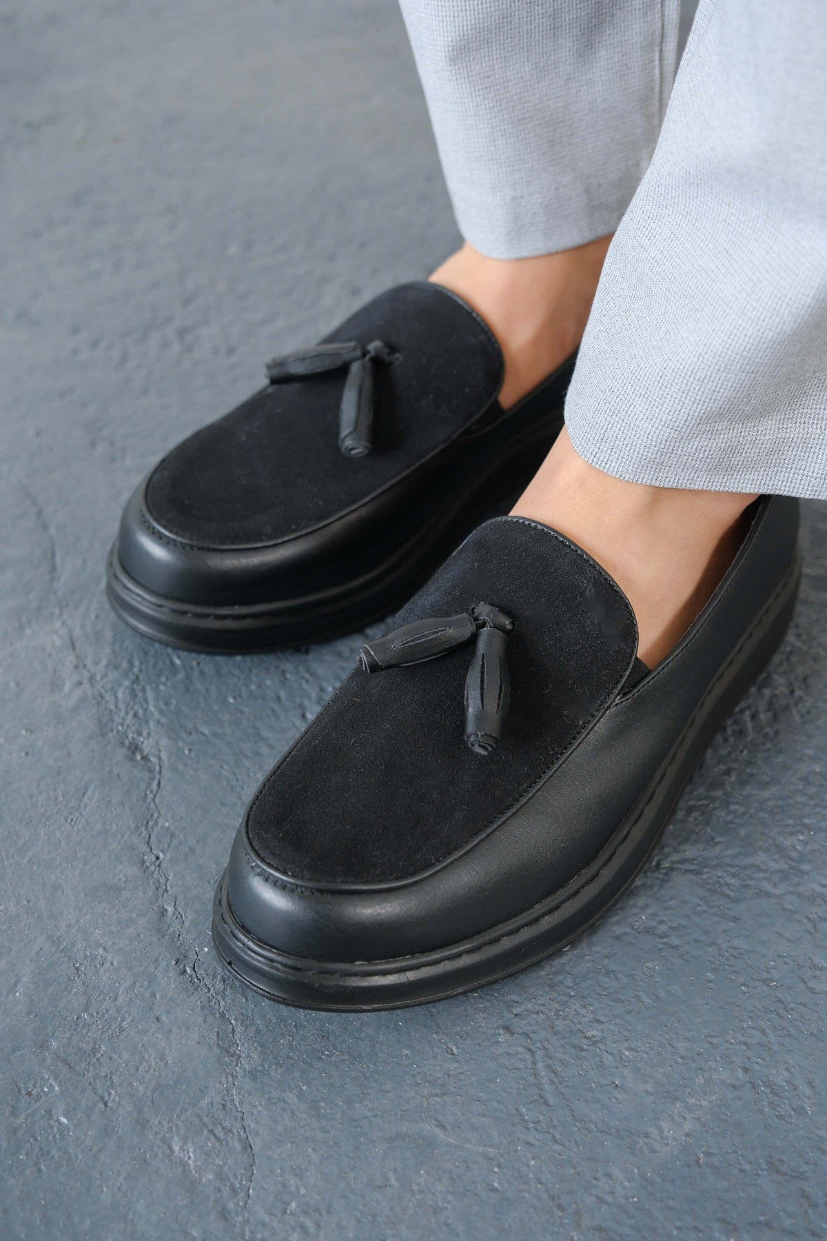 MN002 - CST Loafer Pelle Erkek Ayakkabı SIYAH