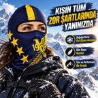 Taraftar Maskesi Kışlık Unisex Termal Balaklava Boyunluk Nefes Alabilen Rüzgara Dayanıklı
