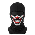 Unisex Palyaço Baskılı Balaklava Maske 1 Adet Tek Beden Viskoz Kask İçi Outdoor Motosiklet Maskesi