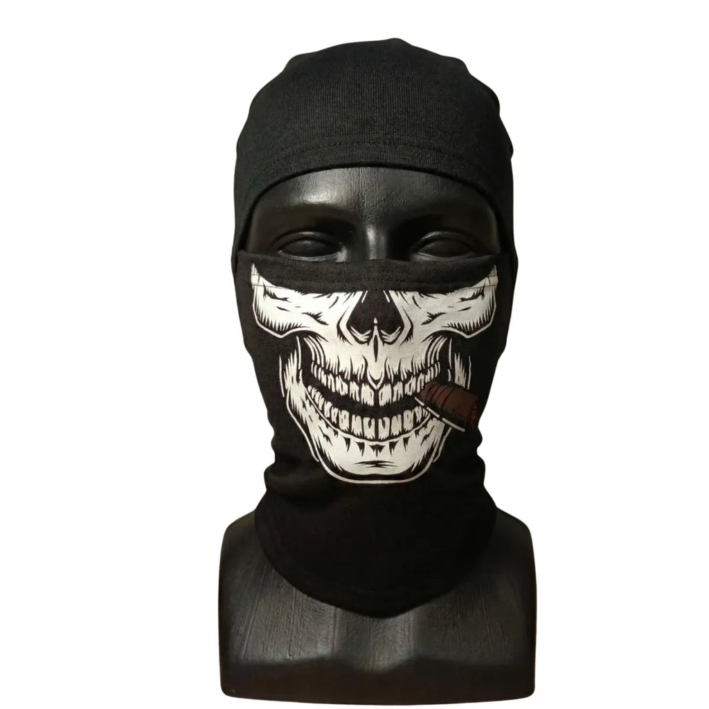 Unisex Kuru Kafa Puro Baskılı Balaklava 1 Adet Tek Beden Viskoz Kask İçi Outdoor Maske