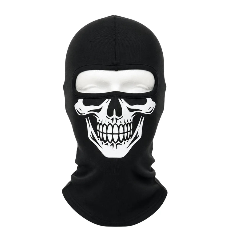 Unisex Kuru Kafa Baskılı Balaklava 1 Adet Tek Beden Viskoz Kask İçi Motosiklet Maskesi
