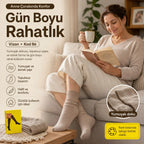 Kadın 40 Denye İnce Anne Çorabı 6'lı | Dizaltı Topuksuz Esnek, Ten Siyah Bronz Vizon