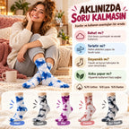 Unisex Batik Desenli Çorap 10'lu Set Pamuklu Renkli Uzun Soket Dikişsiz Nefes Alan Günlük Spor Çorabı
