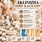 Unisex Batik Desenli Çorap 10'lu Set Pamuklu Renkli Uzun Soket Dikişsiz Nefes Alan Günlük Spor Çorabı