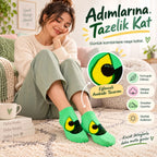 Kadın Avokado 12'li Desenli Patik Çorap Pamuklu Dikişsiz Sneaker Uyumlu Eğlenceli Günlük Set