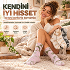 Unisex Batik Desenli Çorap 3'lü Set Pamuklu Uzun Soket Dikişsiz Nefes Alan Günlük Spor Konfor Çorabı