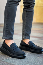Robert - RS615 Siyah  Erkek Loafer Ayakkabı SIYAH ST