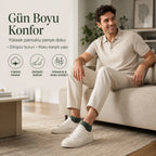Erkek Pamuklu Patik Çorap 12'li 39-44 | Dikişsiz Burun, Koku Karşıtı, Nefes Alan Sneaker
