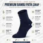 Erkek Bambu Patik Çorap 4'lü 39-44 | Dikişsiz Burun Nefes Alan Yumuşak Çok Renkli