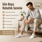 Erkek Patik Çorap 12’li Renk Seçenekleri 39-44 Yüksek Pamuklu Dikişsiz Koku Karşıtı