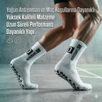 Erkek Kaydırmaz Futbol Basketbol Tenis Spor Çorap | Beyaz Kaymaz Tabanlı Dikişsiz Parfümlü