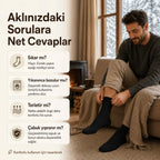Erkek Siyah Kışlık Termal Havlu Çorap 12'li | Dikişsiz Esnek, Sıcak Tutan, Güçlü Topuk Burun