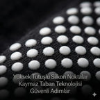 Kaymaz Tabanlı Yoga Pilates 8’li Çorap, Silikon Tabanlı Esnek Bilekli Nefes Alan Ev ve Spor Çorabı