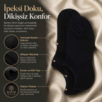 Erkek Bambu 6’lı Dikişsiz Babet Çorap Siyah Beyaz Gri Görünmez Sneaker Çorap Nefes Alan Yumuşak