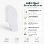 Kadın Görünmez Sneaker Babet Çorap 6'lı | Geri Dönüşüm İplikli, Nefes Alan, Siyah Beyaz Gri