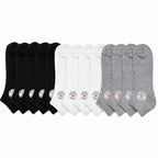 Unisex Patik Çorap 12'li | %85 Pamuklu Geri Dönüşüm İplikli, İnce Dikişli Günlük Spor