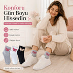 Kadın Kelebek Desenli Kısa Konç Çorap 12’li Paket, %80 Pamuklu Dikişsiz Burun, Nefes Alan Yumuşak Bilek Çorabı, Siyah Beyaz Gri
